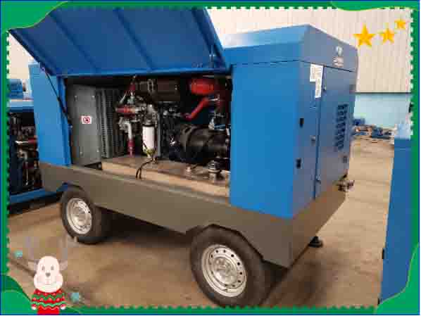 柴动移动式螺杆空压机